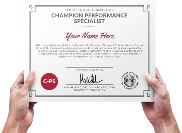 Mike Reinold Champion Performance Therapy and Training System