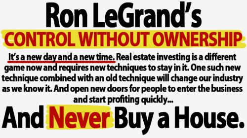 Ron Legrand - Control Without Ownership