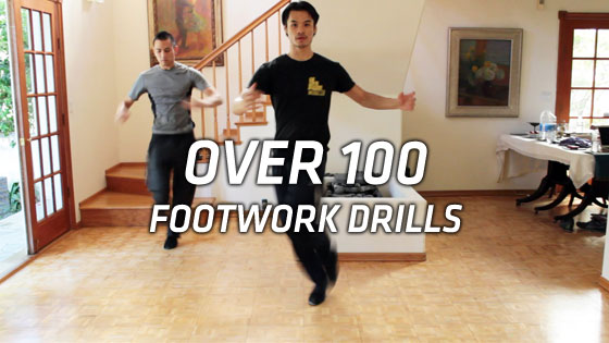 Fighting footwork drills