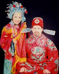 Matt Furey and wife, Zhannie, in China
