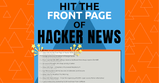 Michael Lynch - Hit the Front Page of Hacker News
