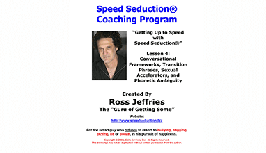  Ross Jeffries - Speed Seduction® Coaching Program - Volume 1
