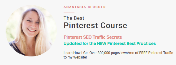 Anastasia Blogger - Pinterest SEO Traffic Secrets 2021